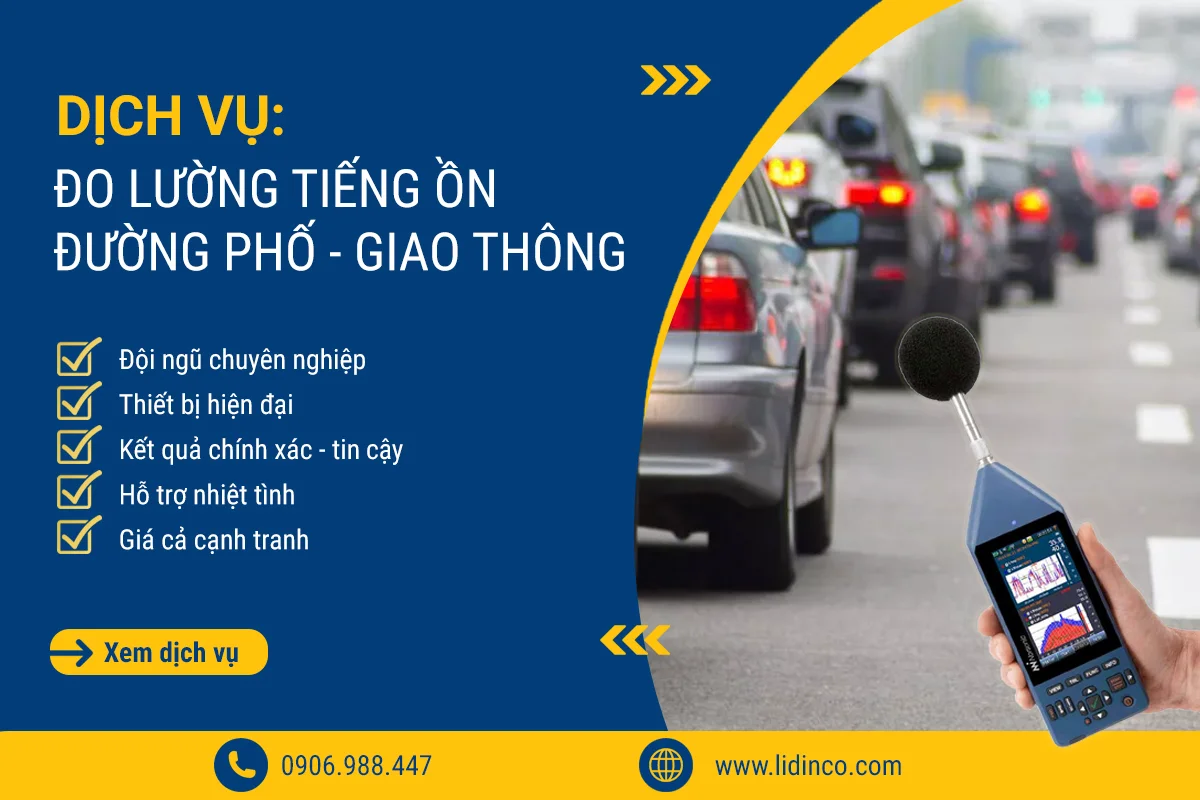 [Dịch vụ] Phân Tích Tiếng Ồn Đường Phố Sau Khi Lắp Đặt Hệ Thống Tiêu Âm