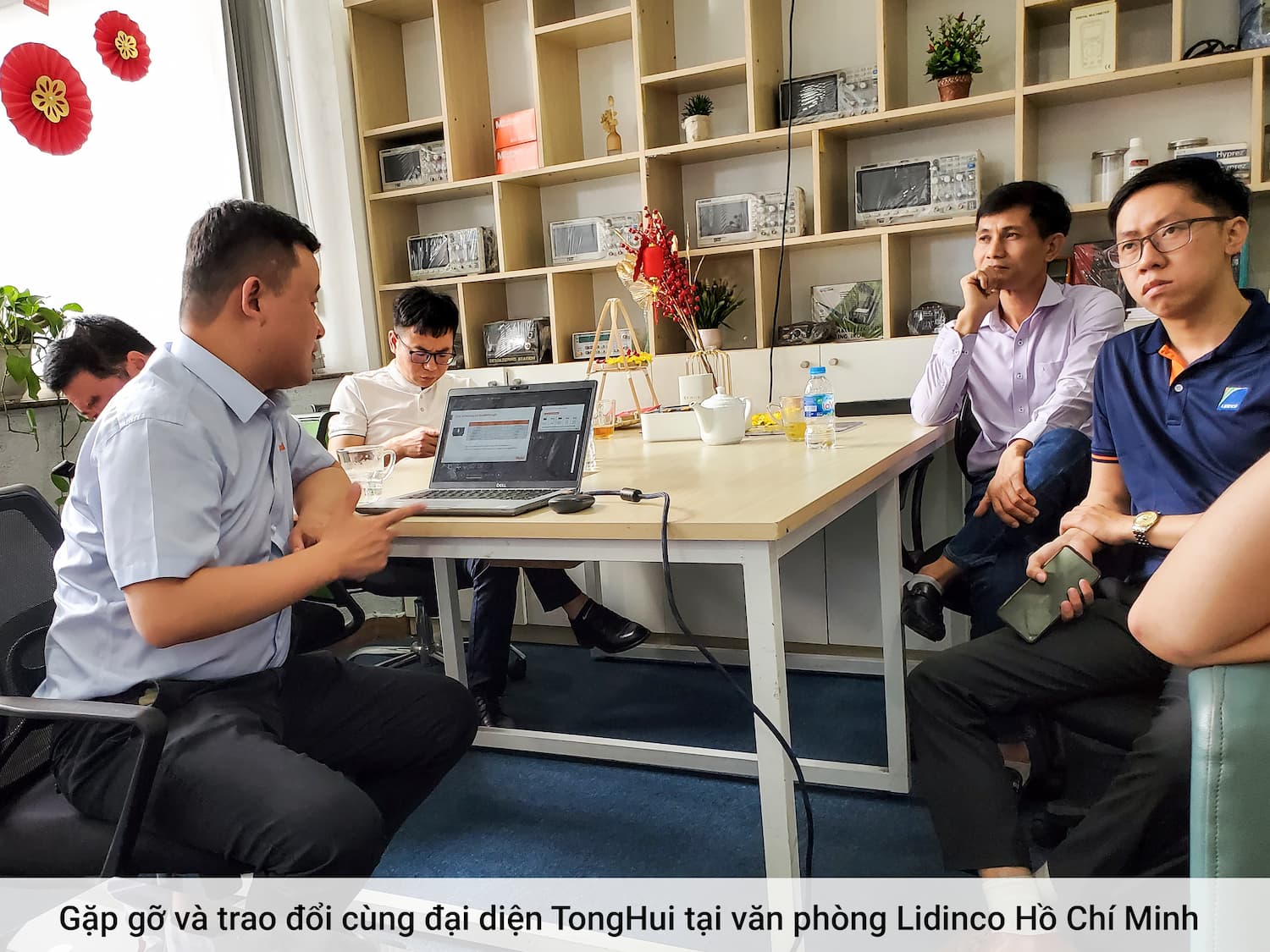 Gặp gỡ đại diện Tonghui tại văn phòng Lidinco Việt Nam