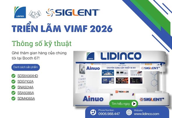 [TRIỂM LÃM VIMF 2026] Lidinco x Siglent