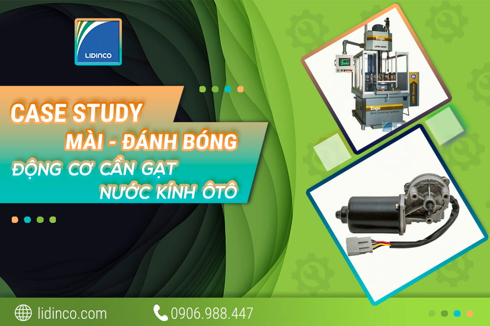 Mài gia công động cơ tay gạt kính chắn gió xe ô tô