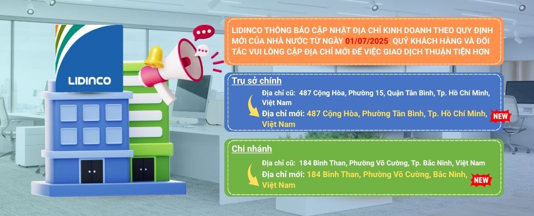 IMPORTANT NOTICE: LIDINCO BUSINESS ADDRESS UPDATE