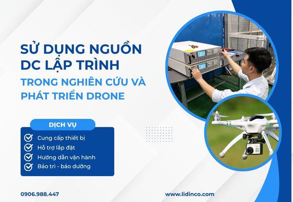 [Dự án] Thử nghiệm động cơ của Drone với bộ nguồn lập trình DC Matrix