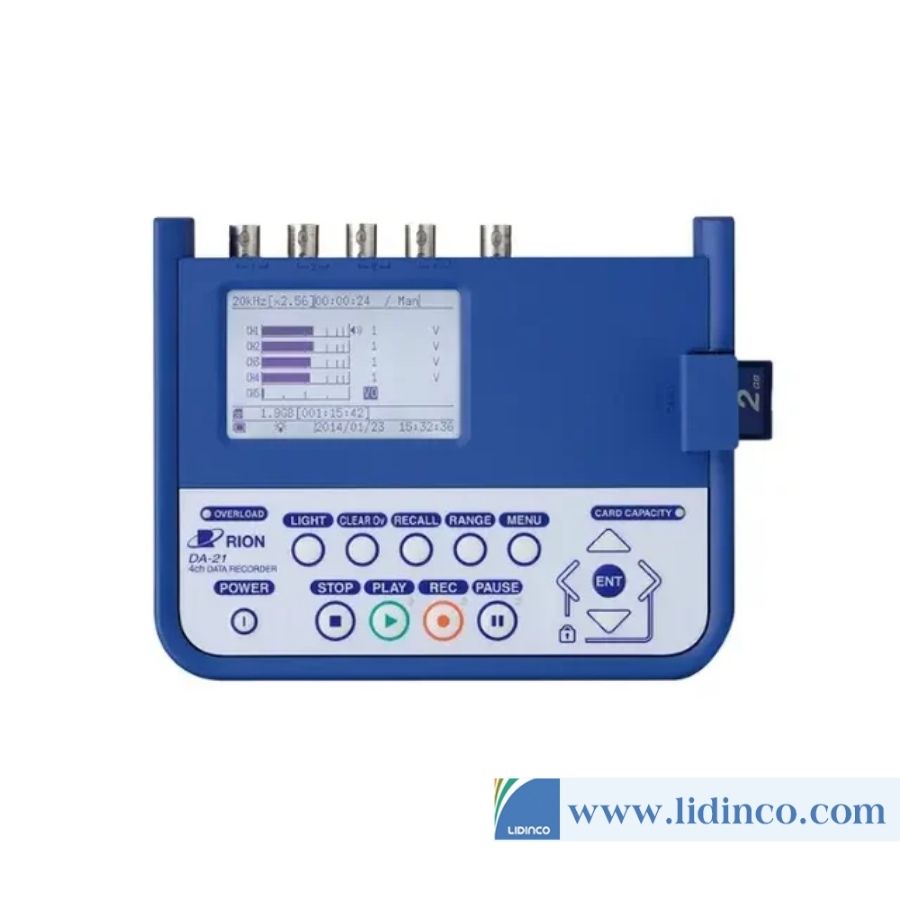 4-channel data recorder Rion DA-21