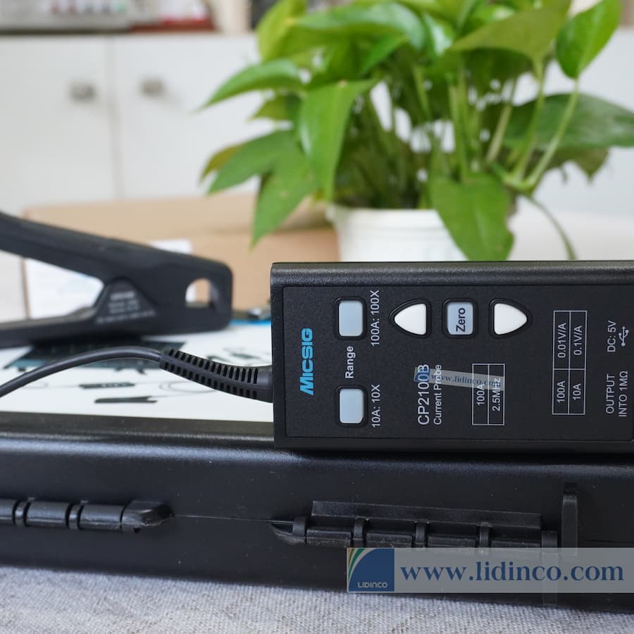 Que đo dòng điện máy hiện sóng Micsig CP2100B