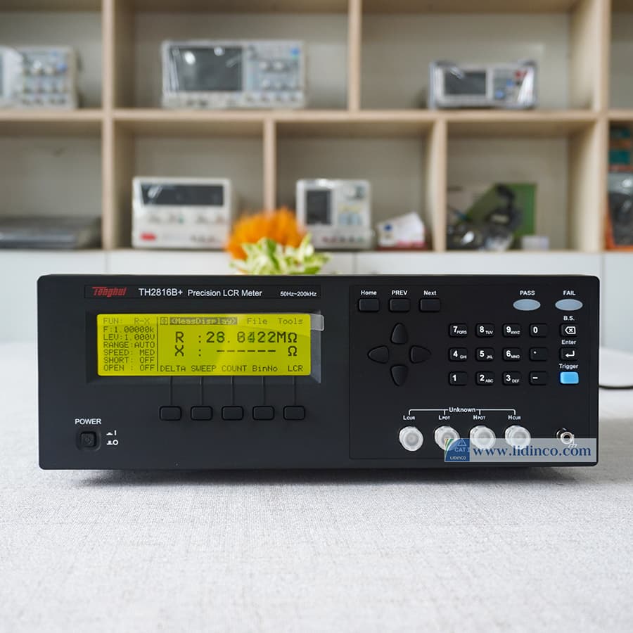 Máy đo LCR để bàn Tonghui TH2816B+