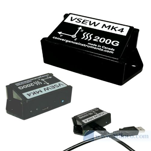 Wireless Vibration Meter Convergence Instruments VSEW mk4 200g