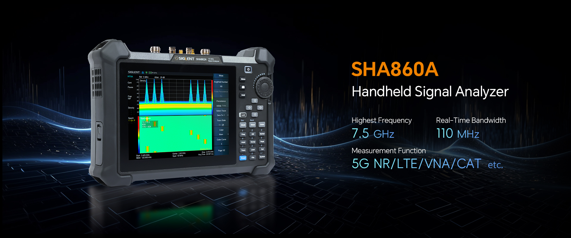 Thiết Bị Phân Tích Tín Hiệu Cầm Tay Đa Năng Nhỏ Gọn cho Kiểm Tra 5G/LTE Hiện Trường