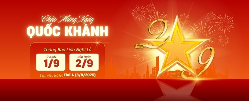 Lidinco thông báo lịch nghĩ lễ 02/09/2025