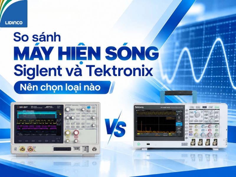 So sánh máy hiện sóng Siglent và Tektronix chi tiết