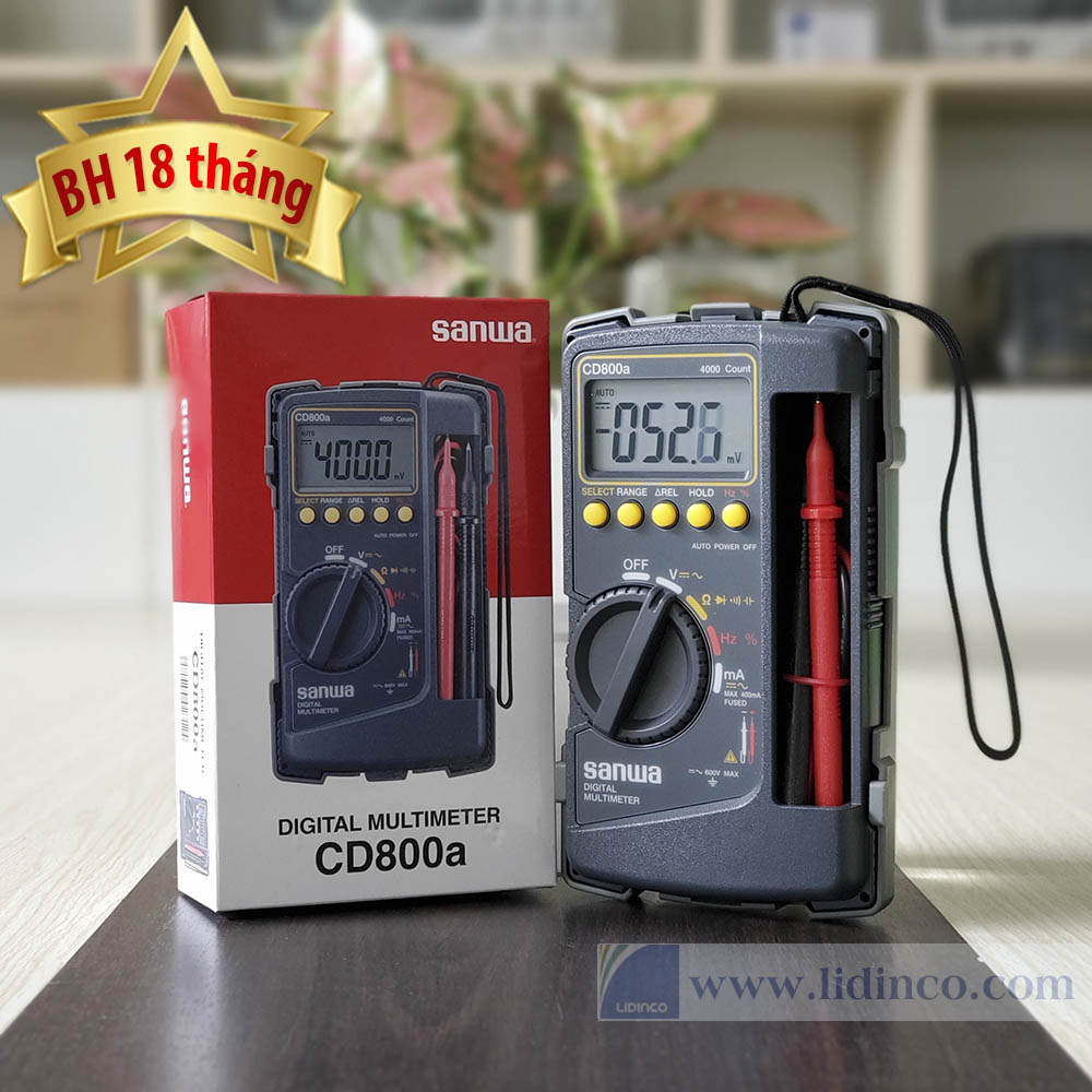 Đồng hồ đo điện vạn năng Sanwa CD800A BH 18 tháng -1