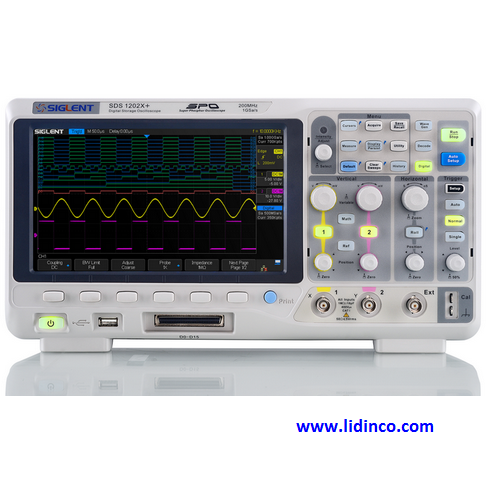 Máy hiện sóng, Oscilloscope Siglent SDS1202X+ 2