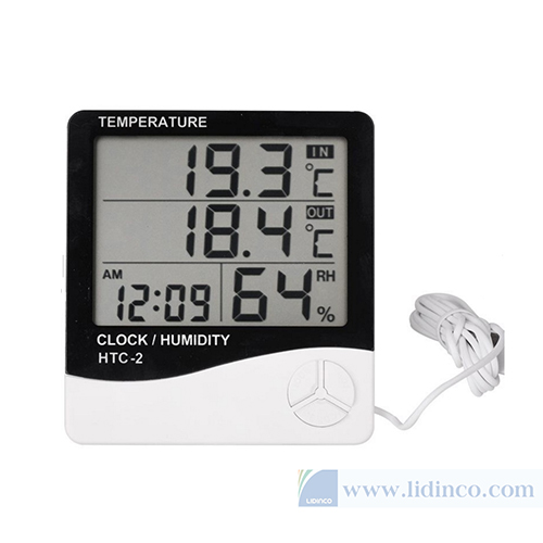 Đồng hồ đo nhiệt độ độ ảm HTC-2